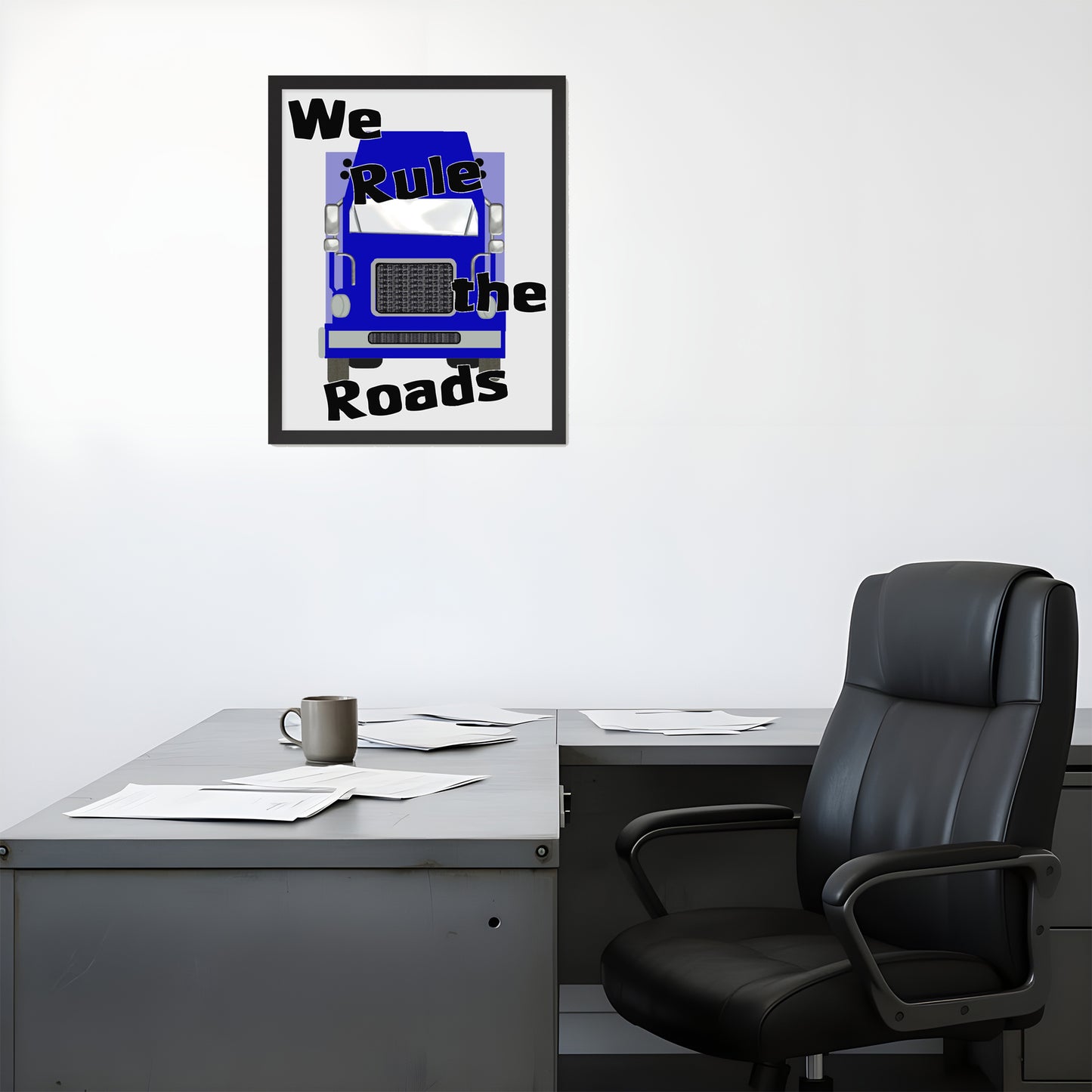 We Rule the Roads Framed Poster