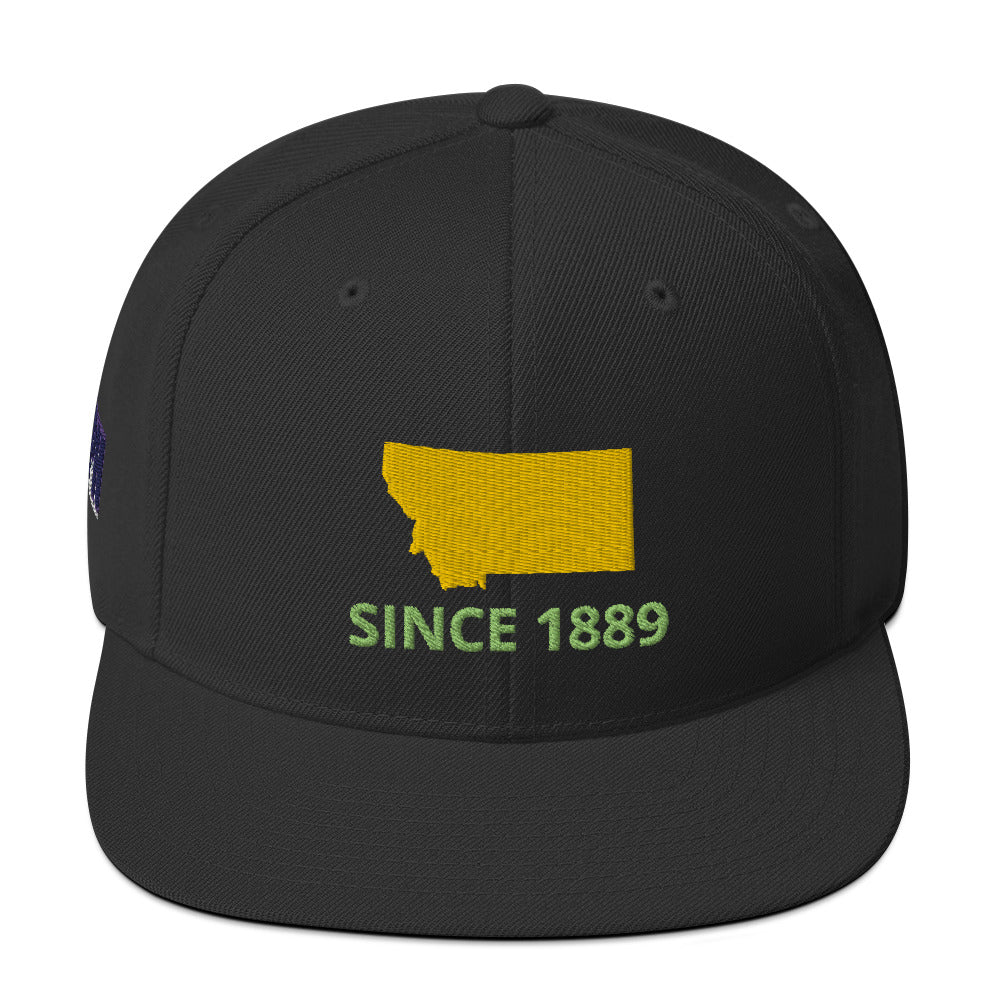 Montana Since 1889 Snapback Hat