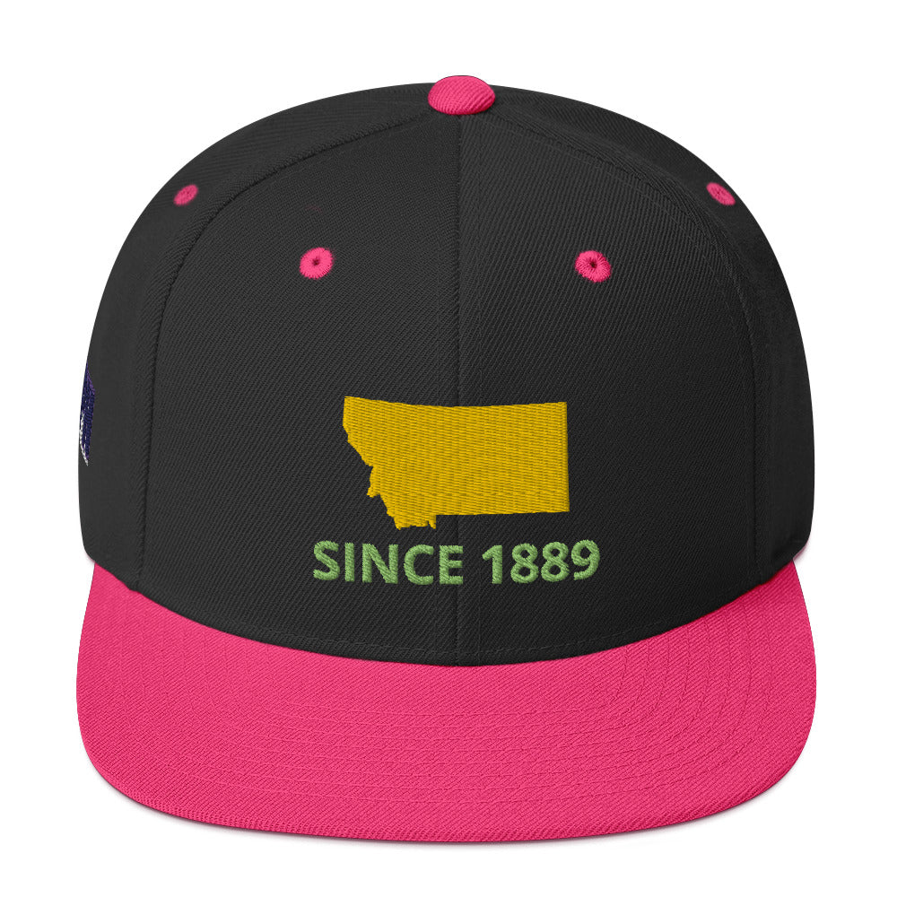 Montana Since 1889 Snapback Hat