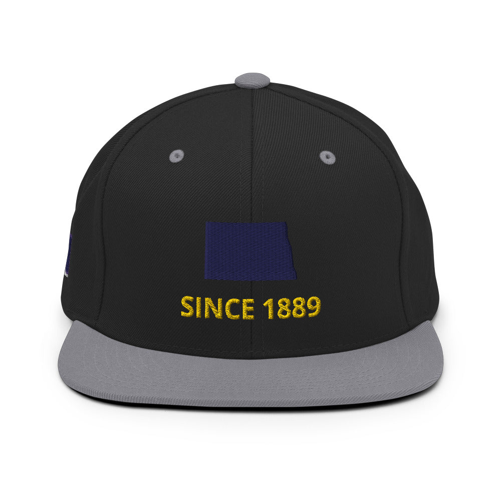 North Dakota Since 1889 Snapback Hat