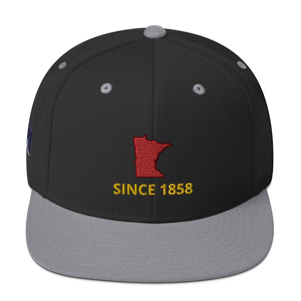 Minnesota Since 1858 Snapback Hat