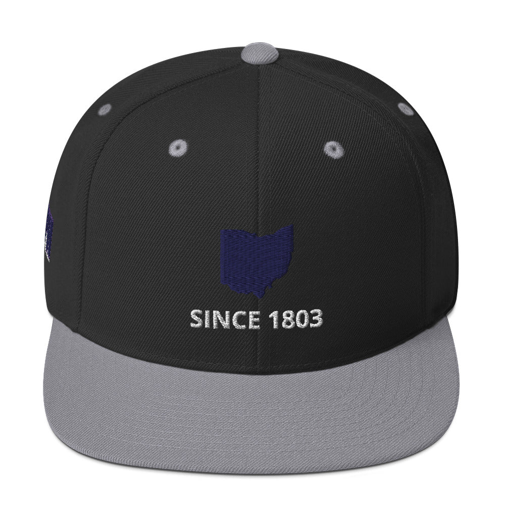 Ohio Since 1803 Flat Bill Snapback Hat