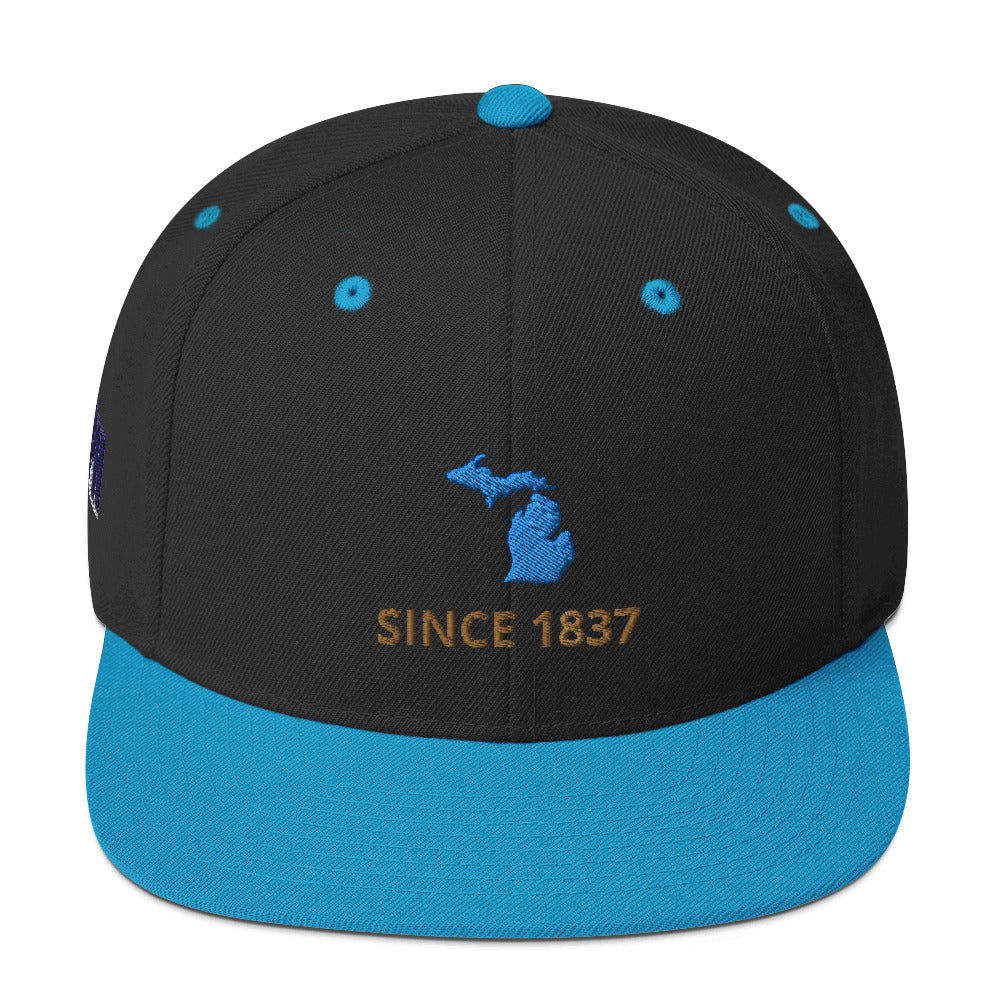 Michigan Since 1837 Snapback Hat