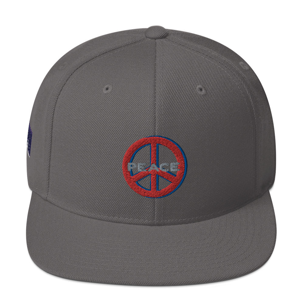 Peace Snapback Hat