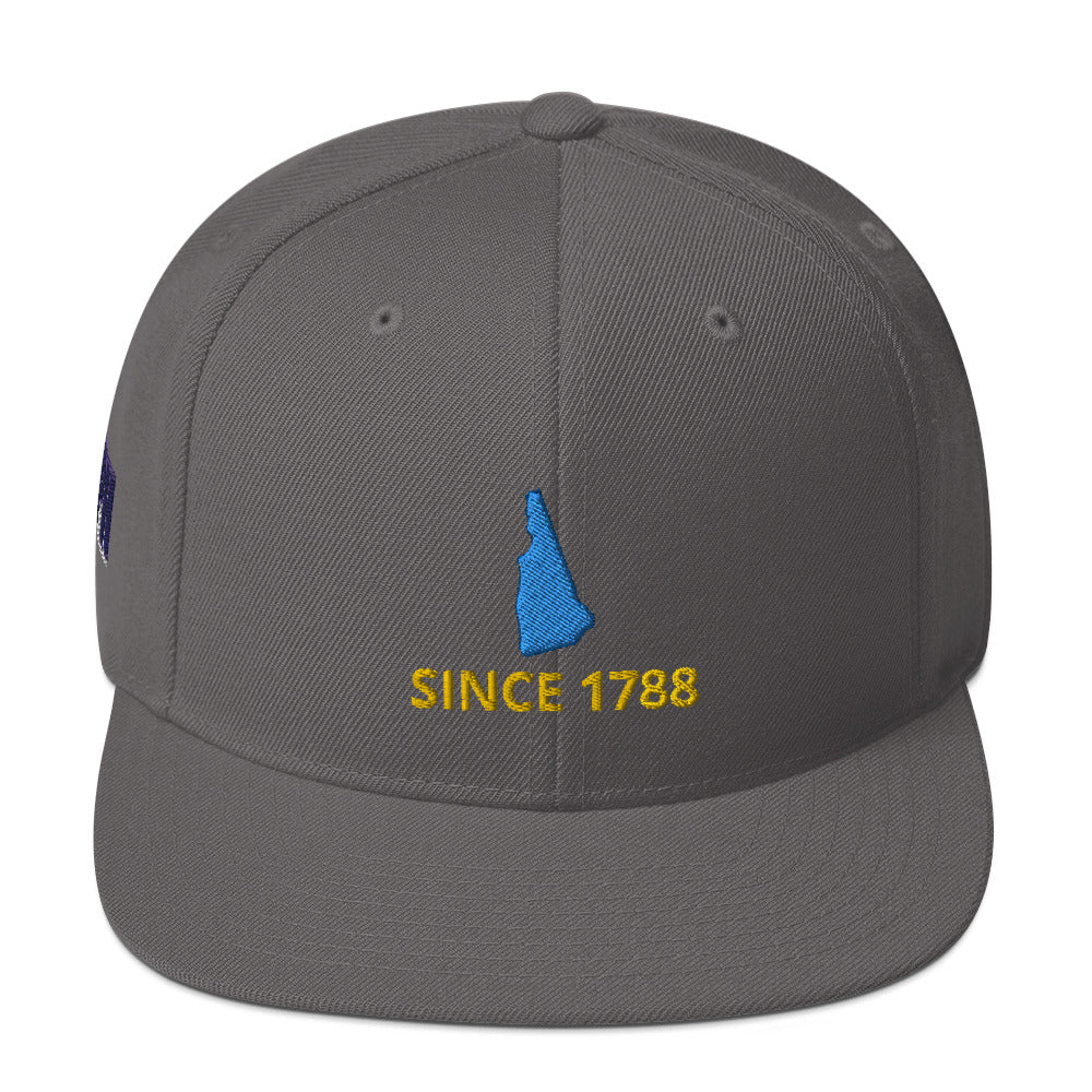New Hampshire Flat Bill Since 1788 Snapback Hat