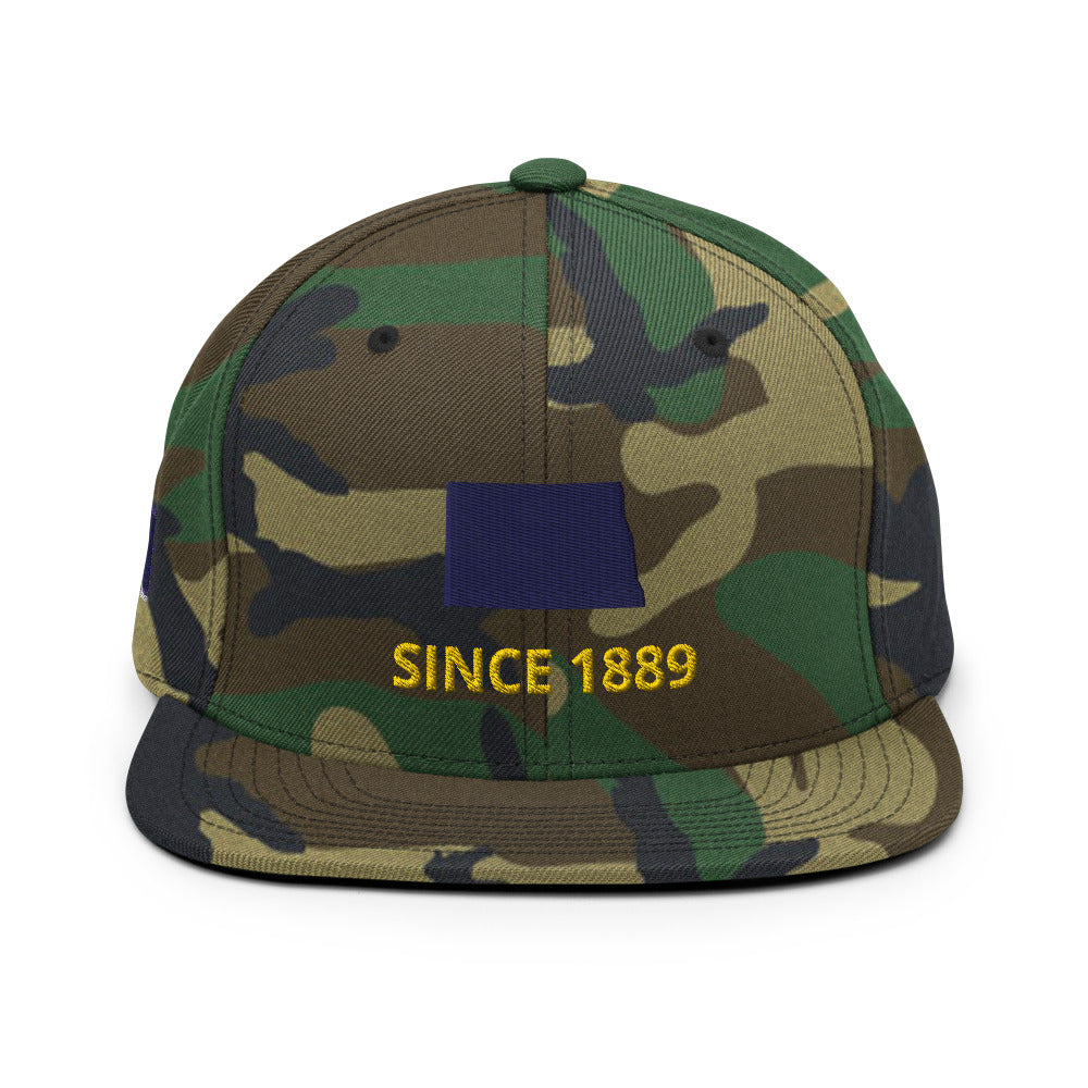 North Dakota Since 1889 Snapback Hat