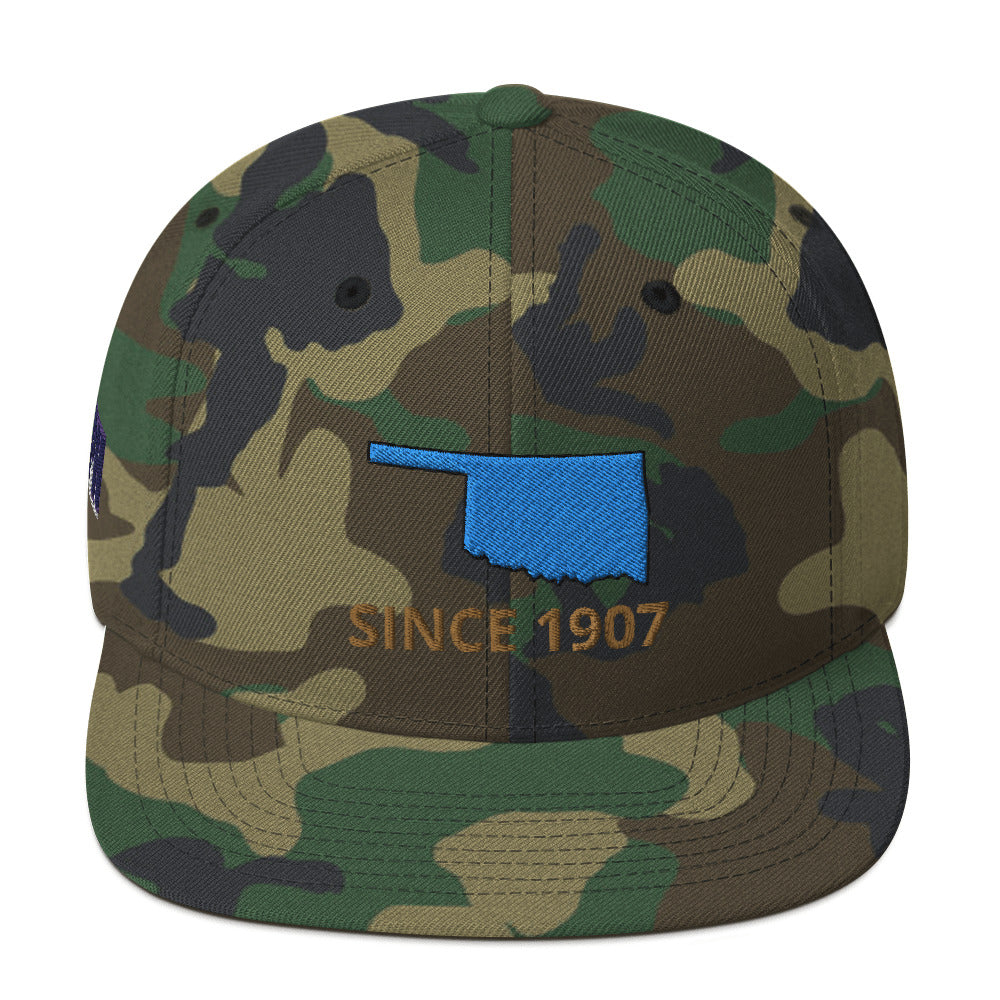 Oklahoma Since 1907 Snapback Hat