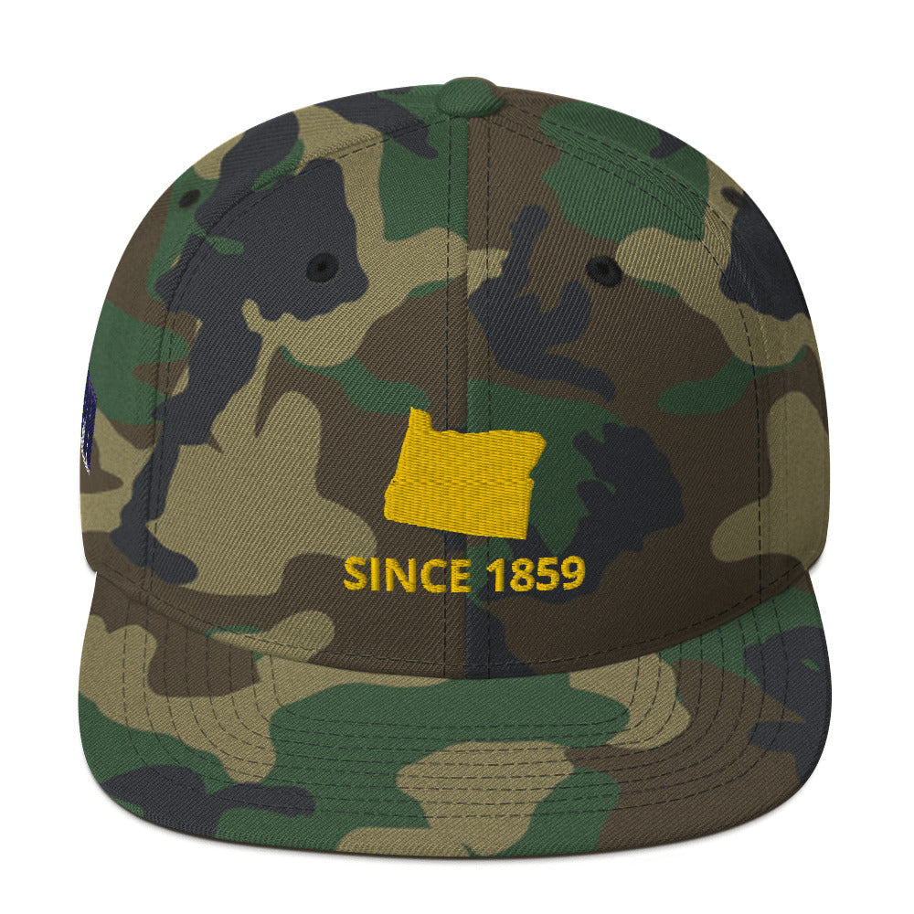 Oregon Since 1859 Snapback Hat