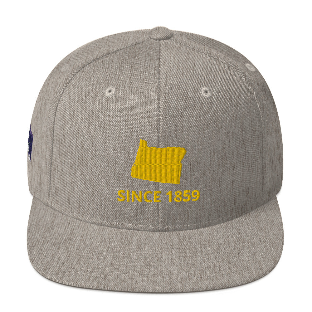 Oregon Since 1859 Snapback Hat