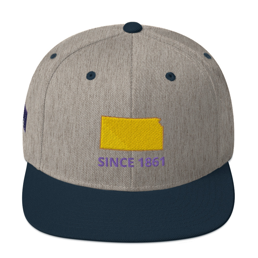 Kansas Since 1861 Snapback Hat