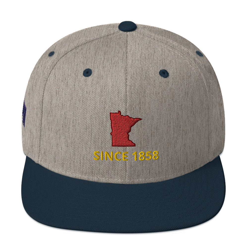 Minnesota Since 1858 Snapback Hat