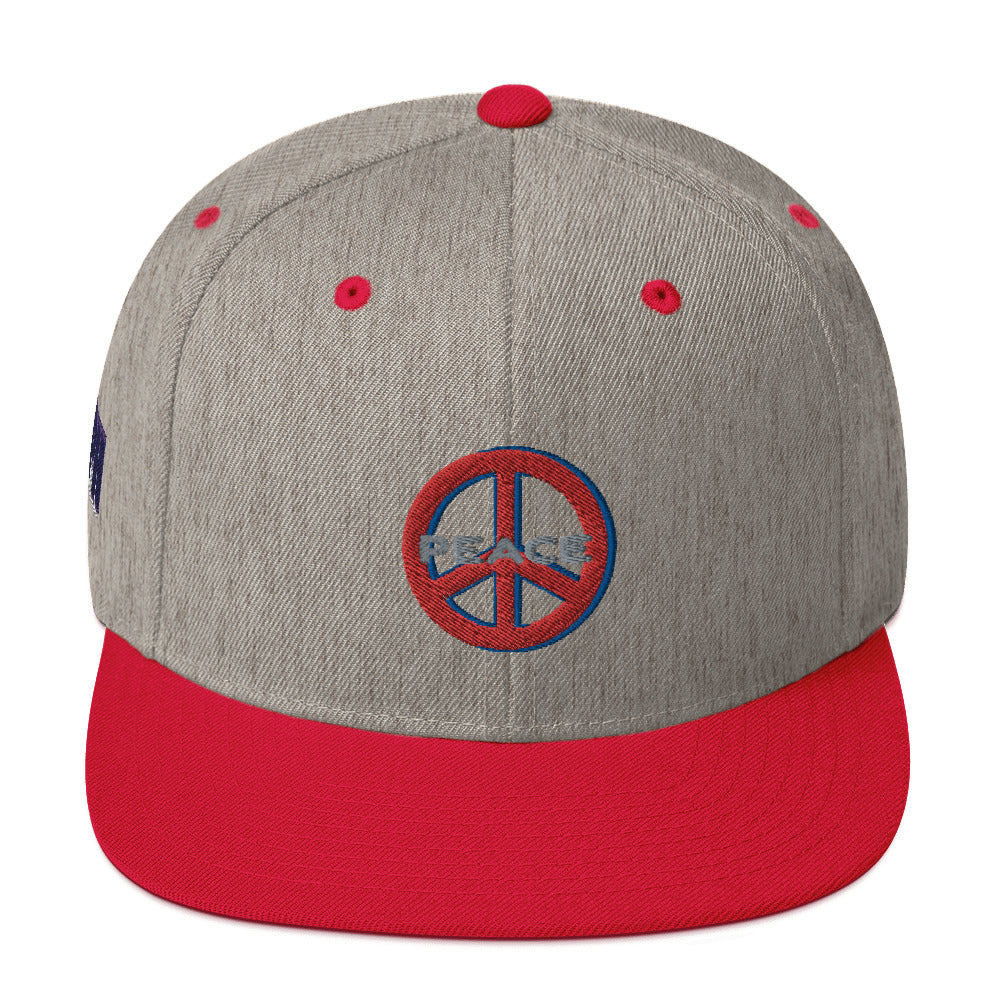 Peace Snapback Hat