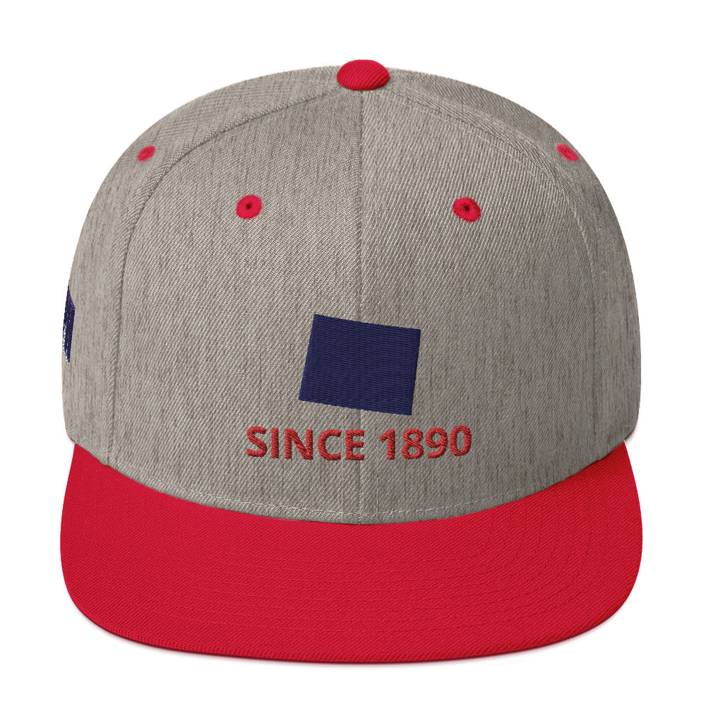 Wyoming Since 1890 Snapback Hat