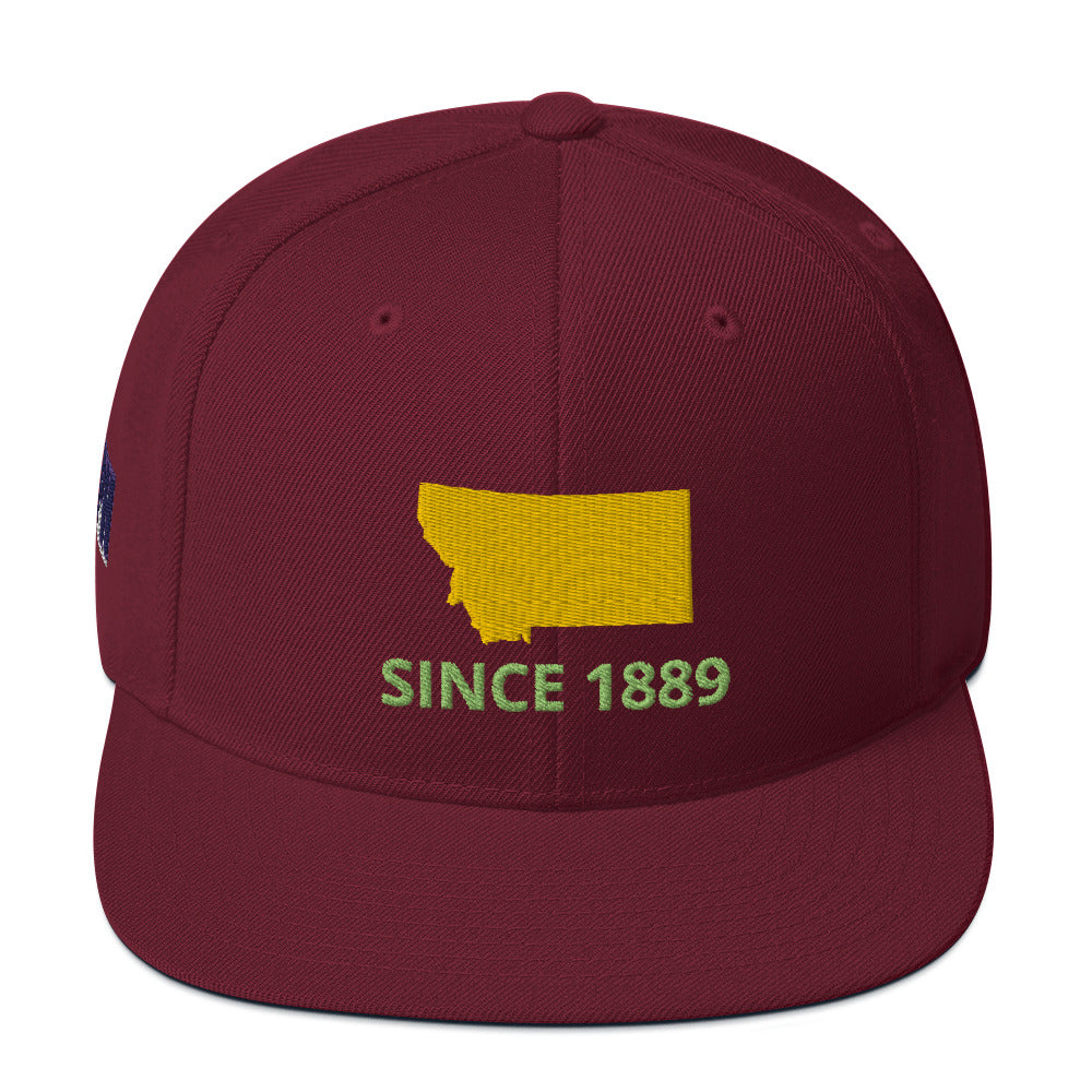 Montana Since 1889 Snapback Hat