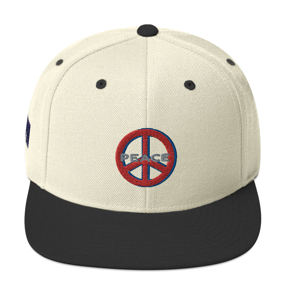 Peace Snapback Hat