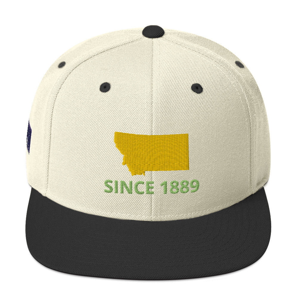Montana Since 1889 Snapback Hat
