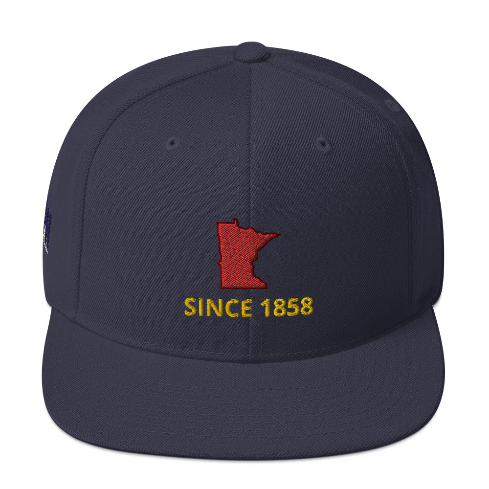 Minnesota Since 1858 Snapback Hat