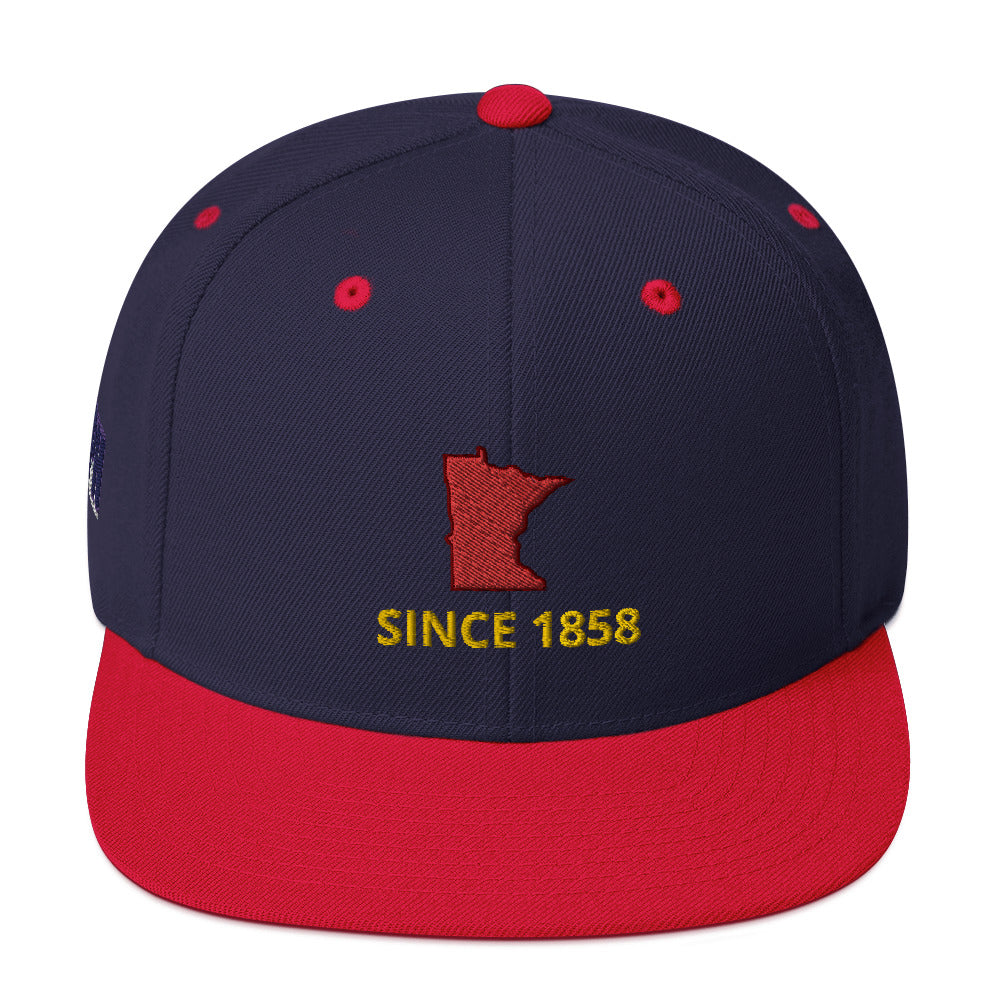 Minnesota Since 1858 Snapback Hat