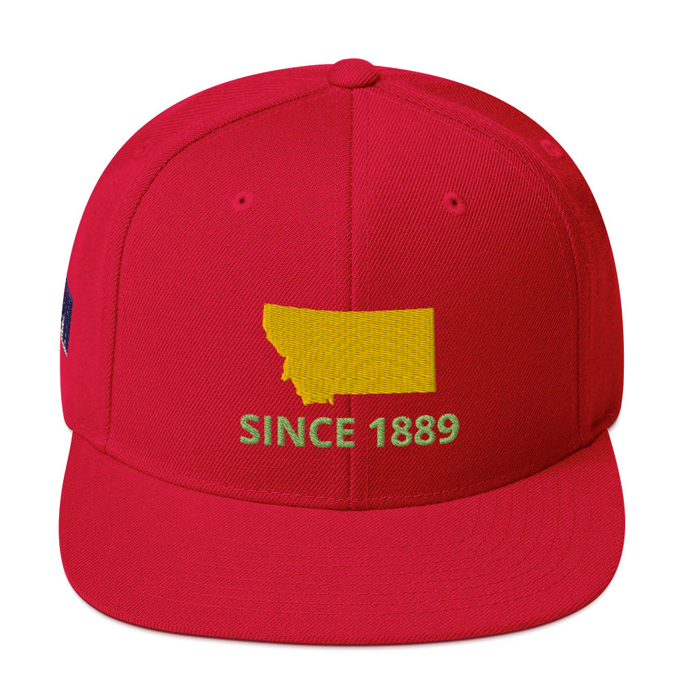 Montana Since 1889 Snapback Hat