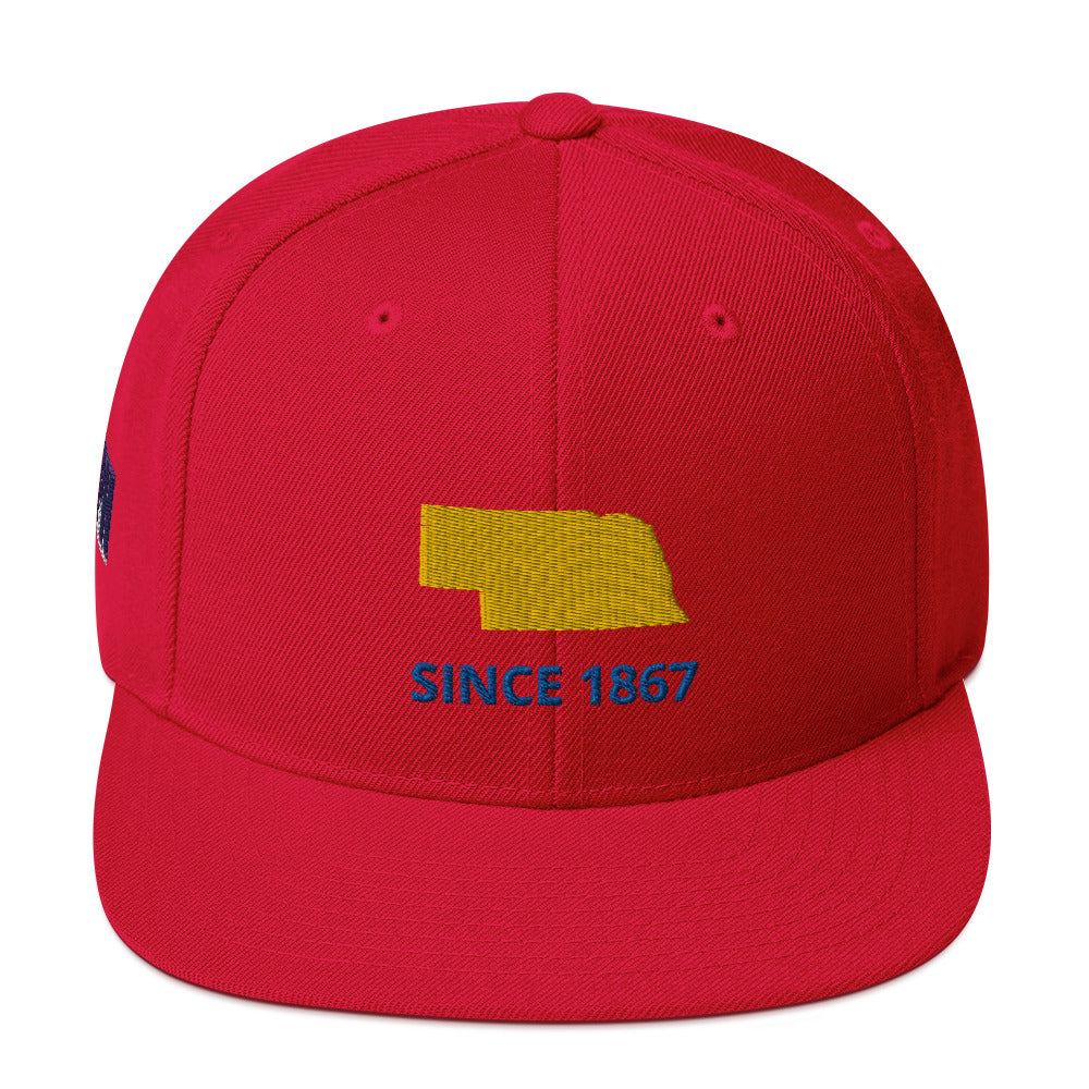 Nebraska Since 1867 Snapback Hat