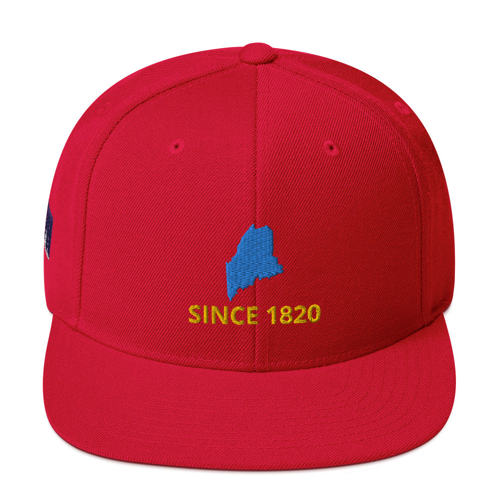 Maine Since 1820 Snapback Hat