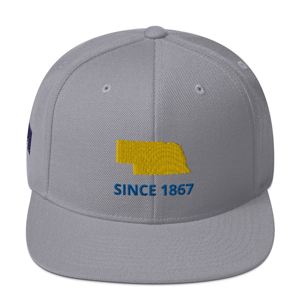 Nebraska Since 1867 Snapback Hat
