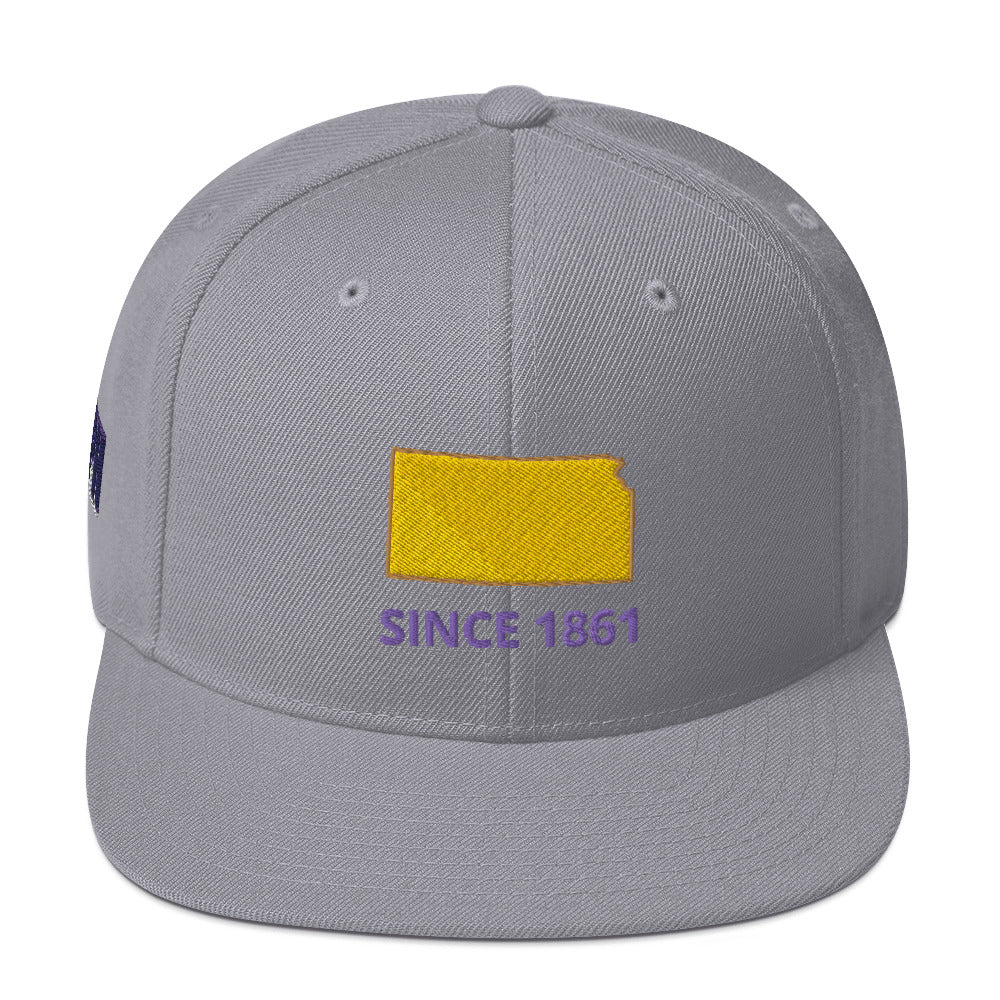 Kansas Since 1861 Snapback Hat