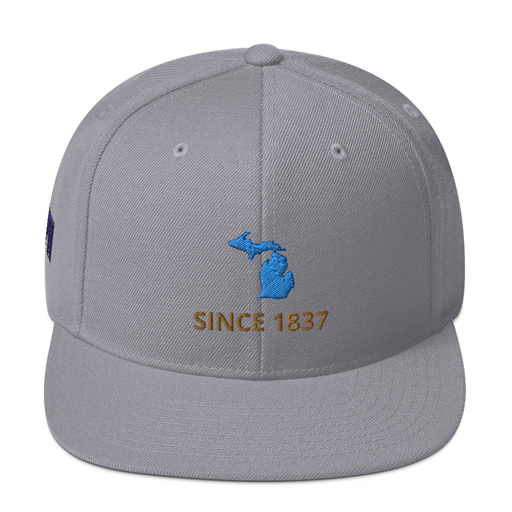 Michigan Since 1837 Snapback Hat