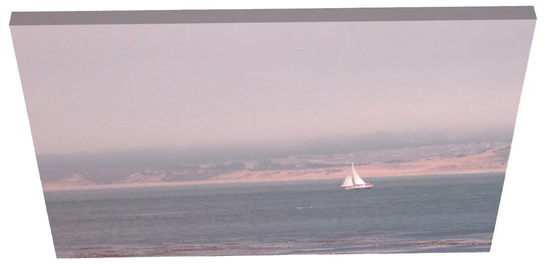 Sailing Solo Premium Canvas Art