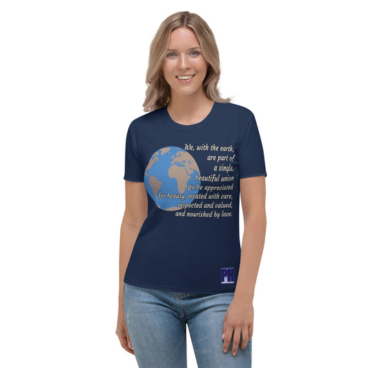 We with the Earth Women's T-shirt