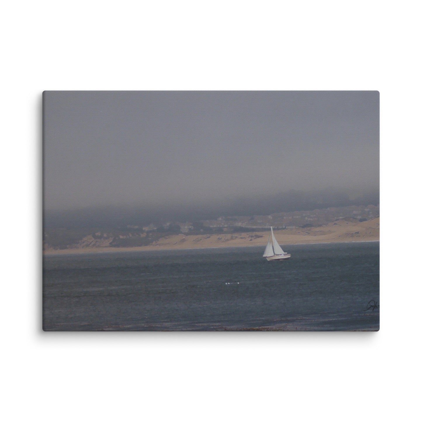 Sailing Solo Canvas Print