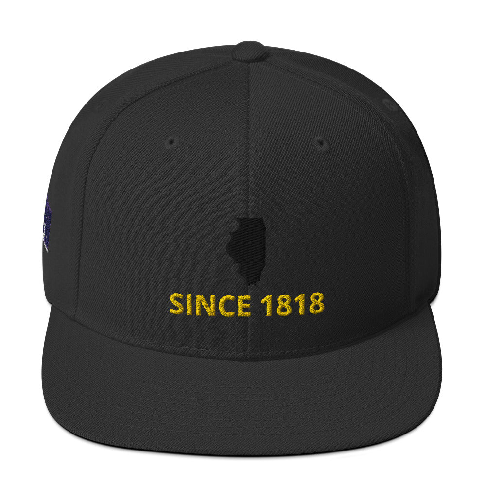 Illinois Since 1818 Snapback Hat