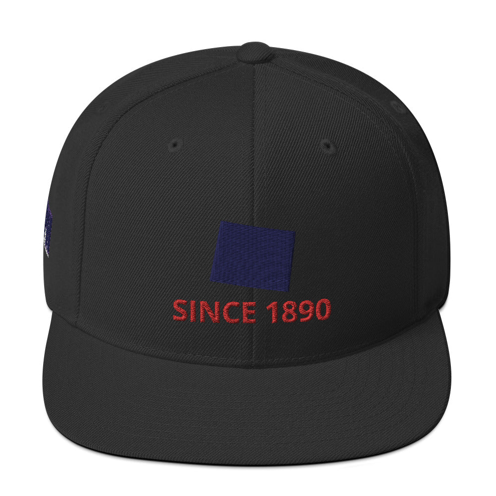 Wyoming Since 1890 Snapback Hat