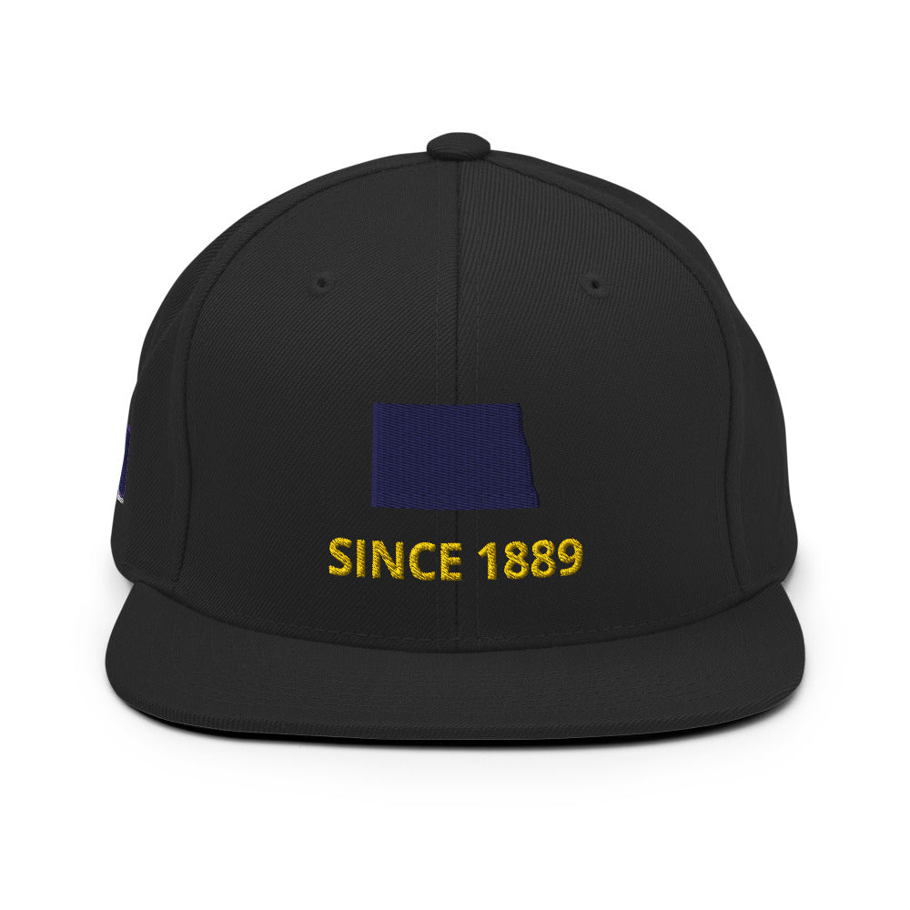 North Dakota Since 1889 Snapback Hat