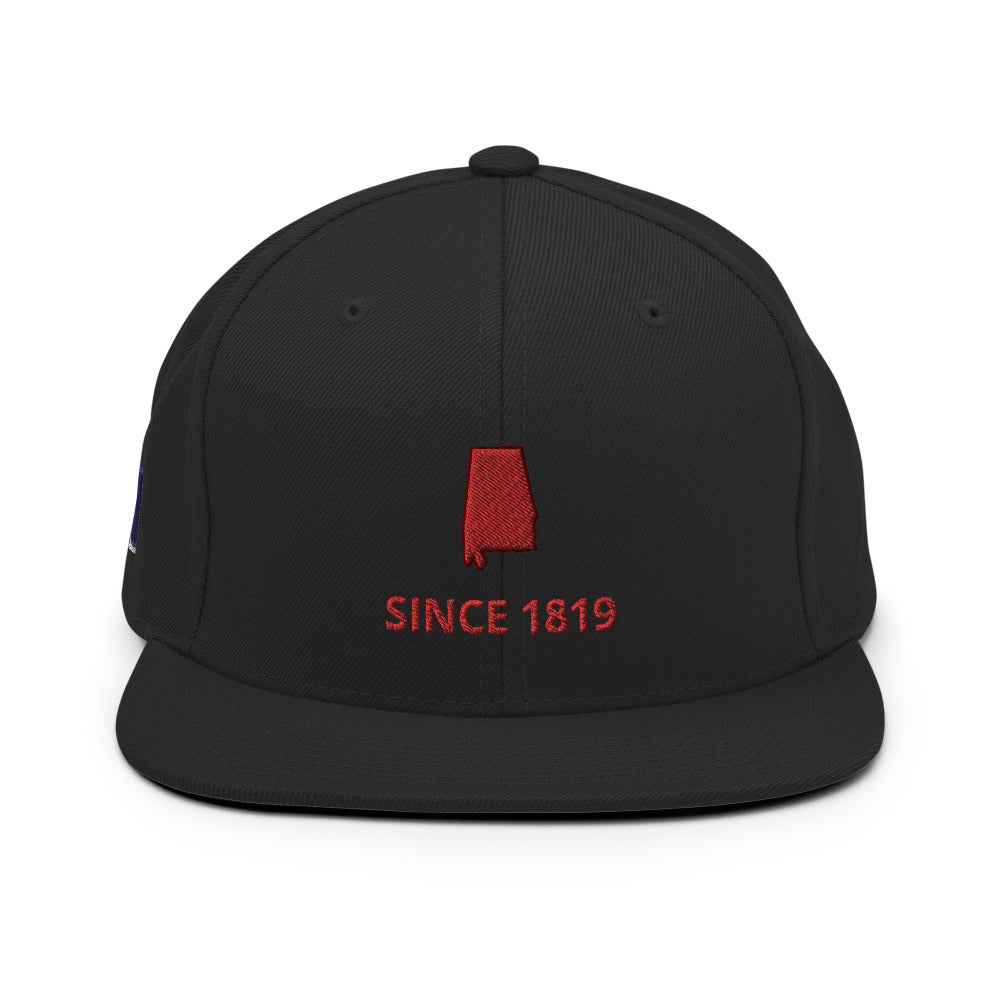 Alabama Since 1819 Snapback Hat