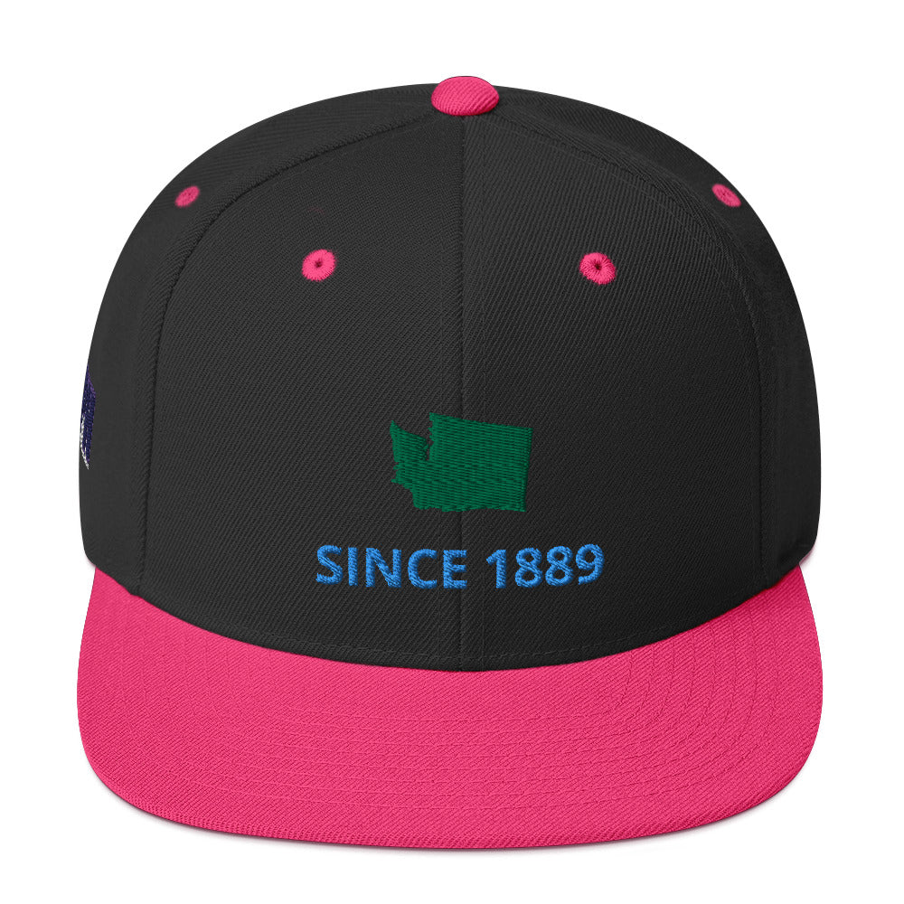 Washington Since 1889 Snapback Hat