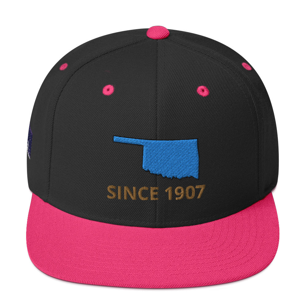 Oklahoma Since 1907 Snapback Hat