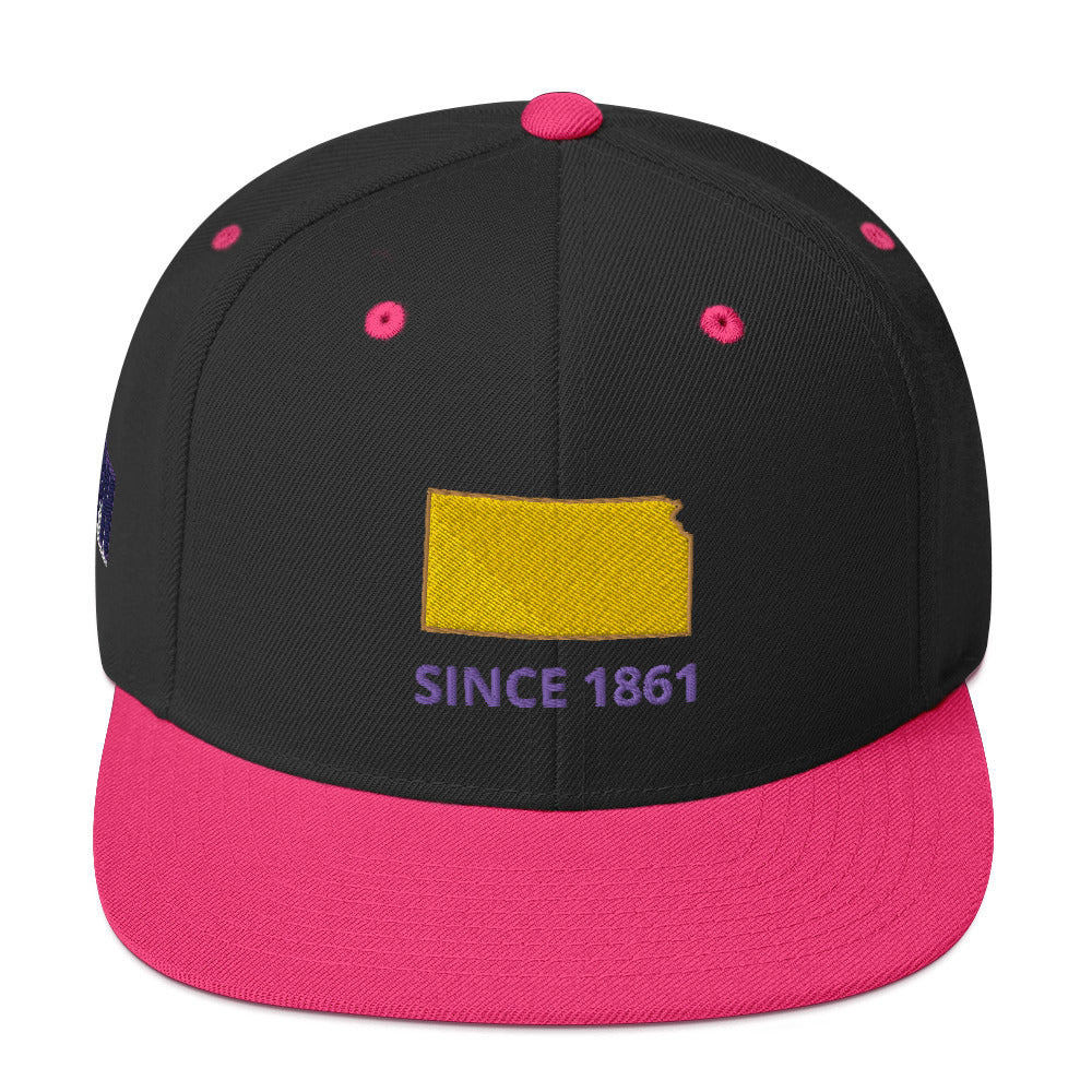 Kansas Since 1861 Snapback Hat