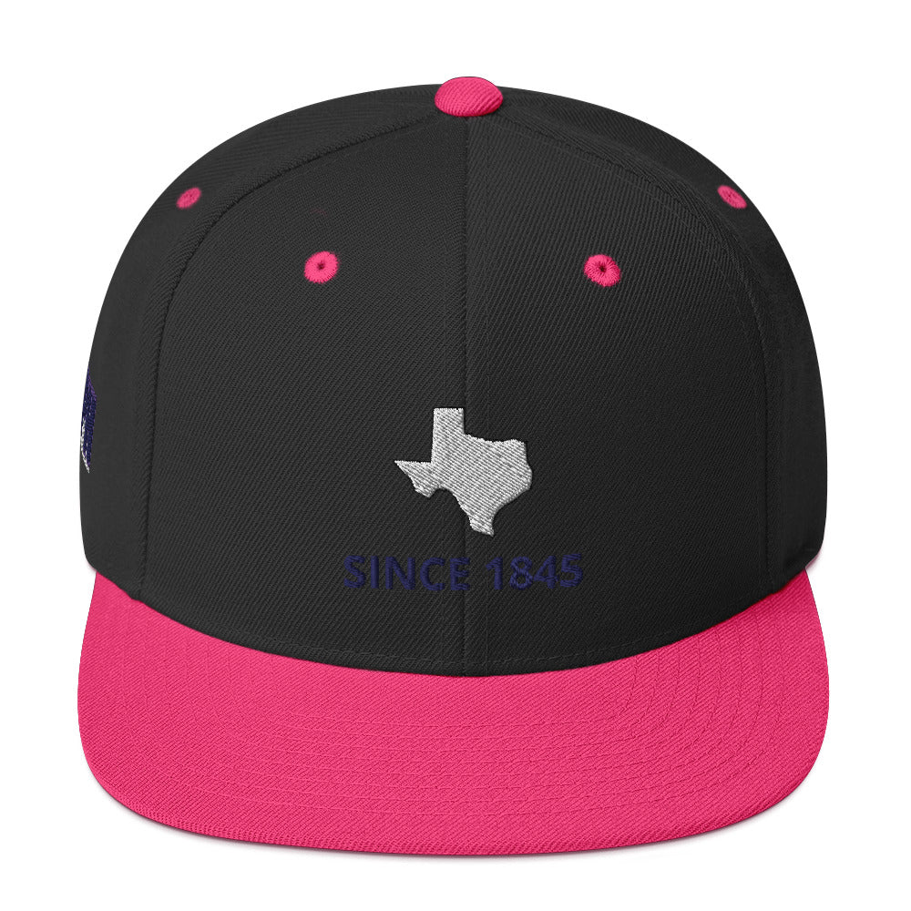 Texas Since 1845 Snapback Hat