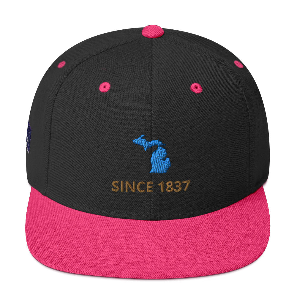 Michigan Since 1837 Snapback Hat