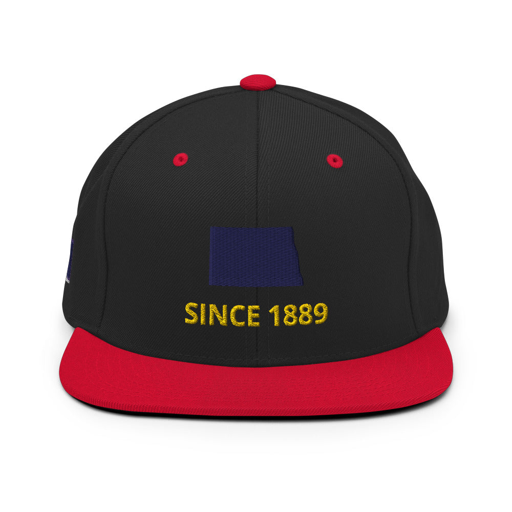 North Dakota Since 1889 Snapback Hat