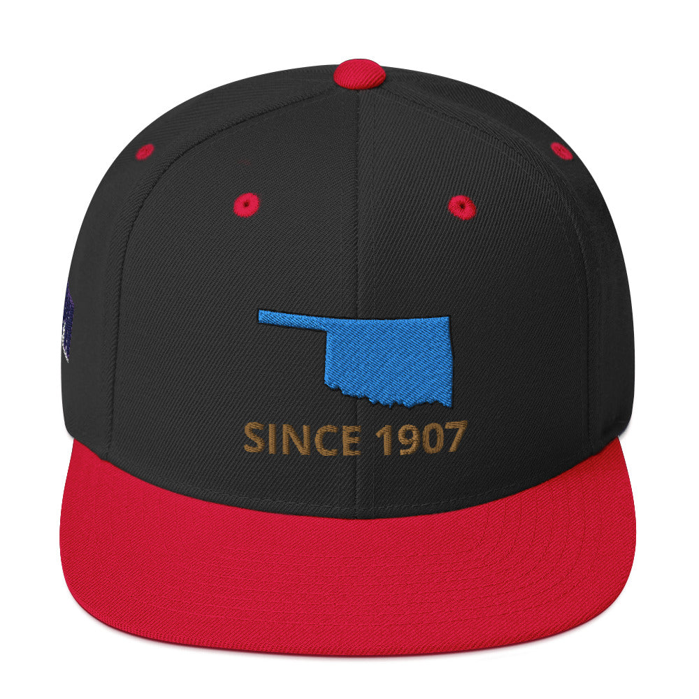 Oklahoma Since 1907 Snapback Hat