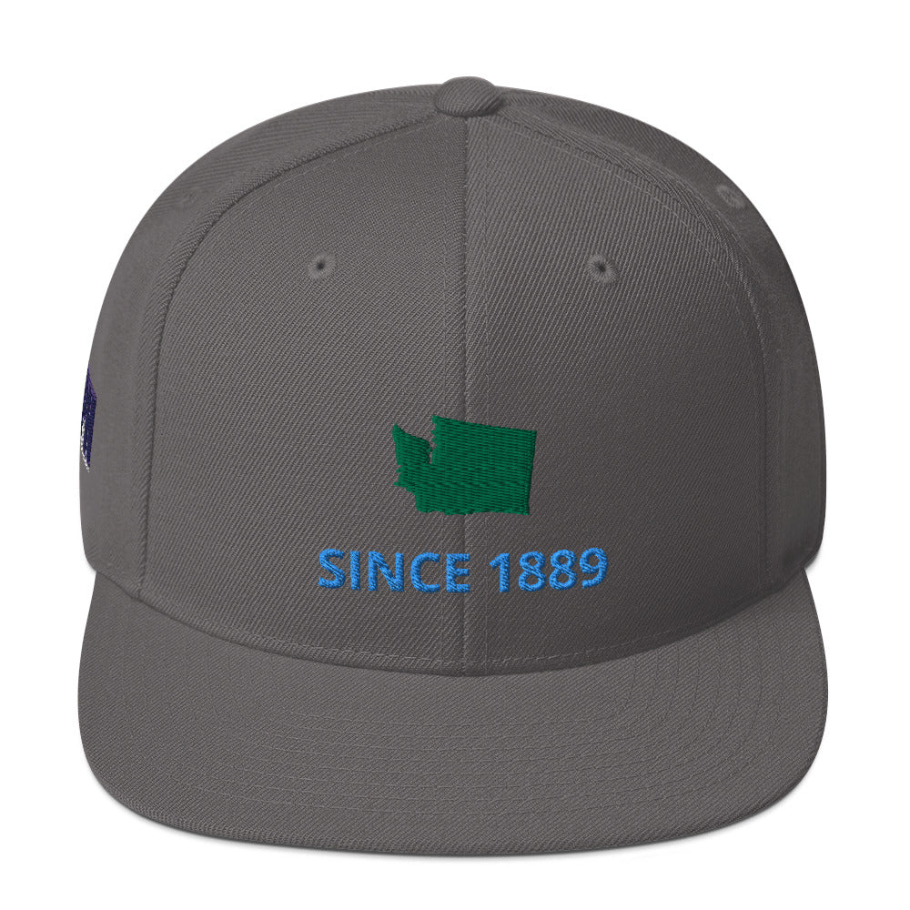 Washington Since 1889 Snapback Hat