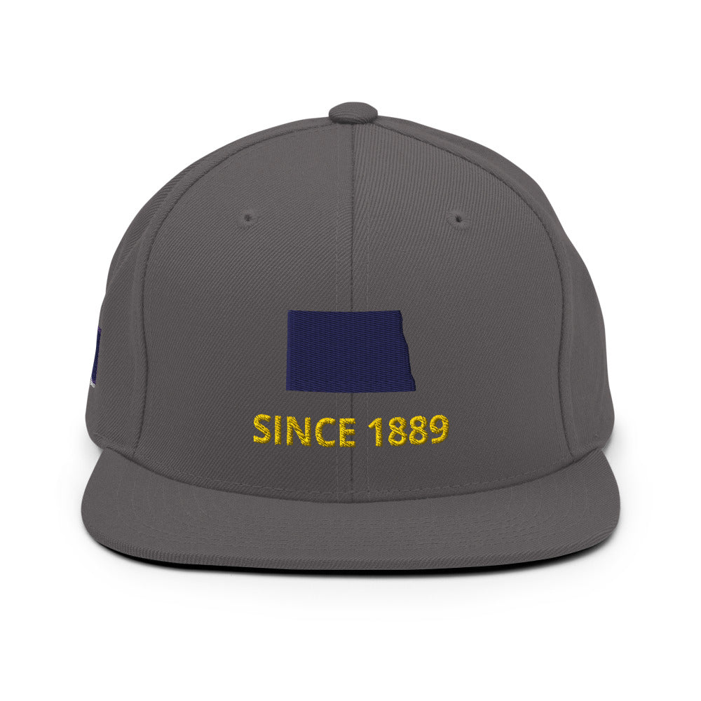 North Dakota Since 1889 Snapback Hat