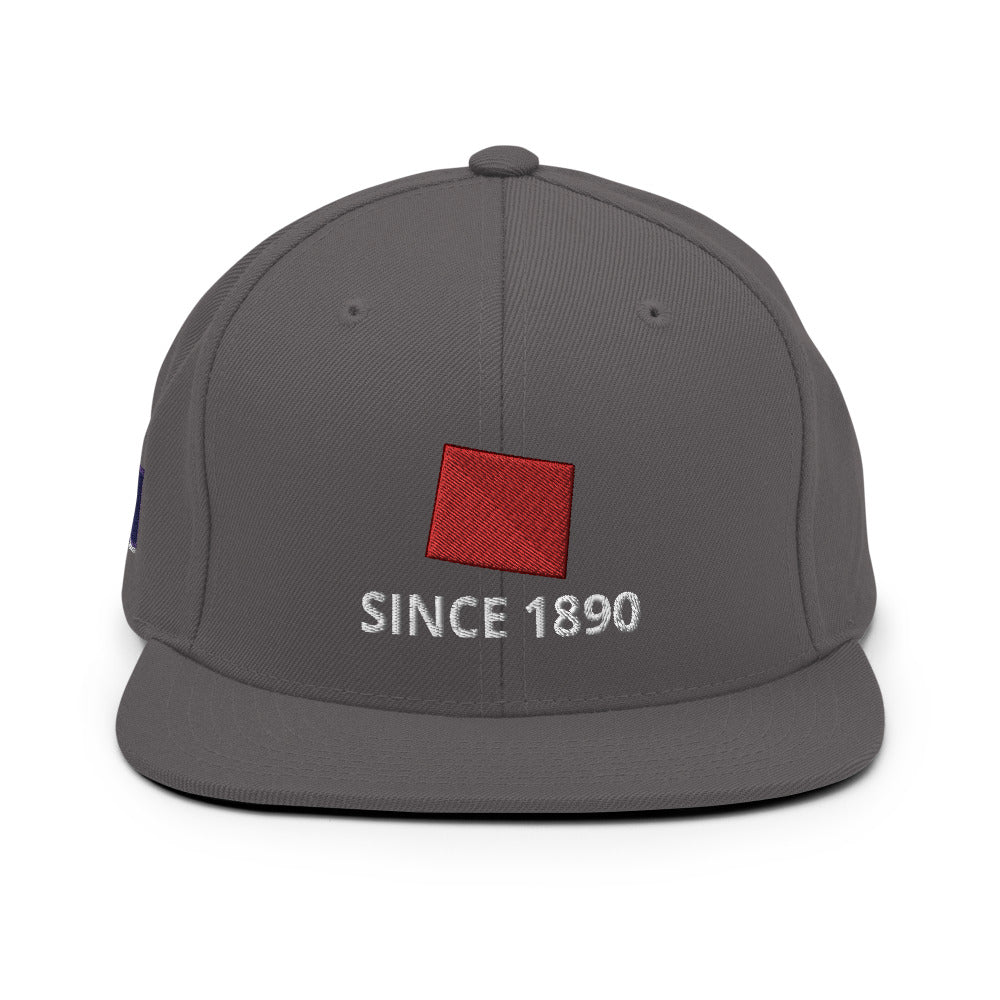 Wyoming Since 1890 Snapback Hat