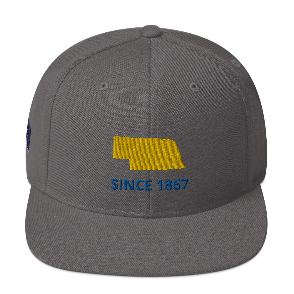 Nebraska Since 1867 Snapback Hat