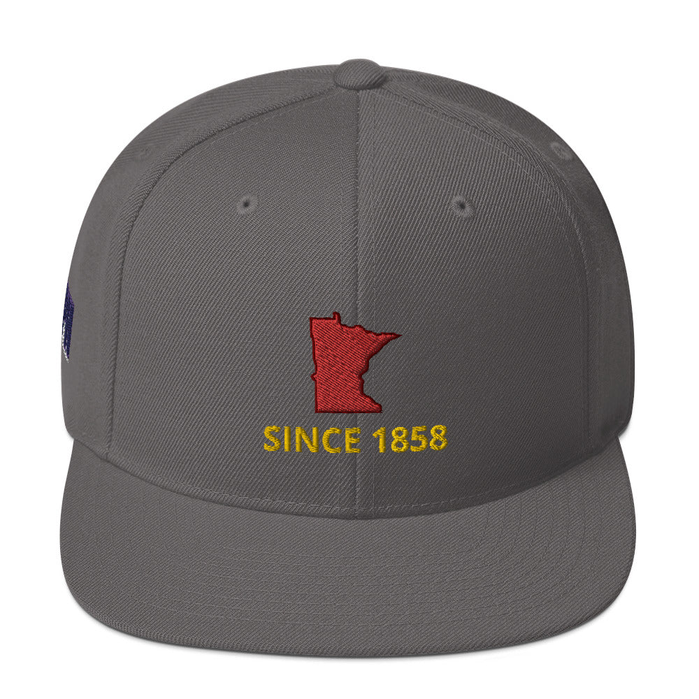 Minnesota Since 1858 Snapback Hat