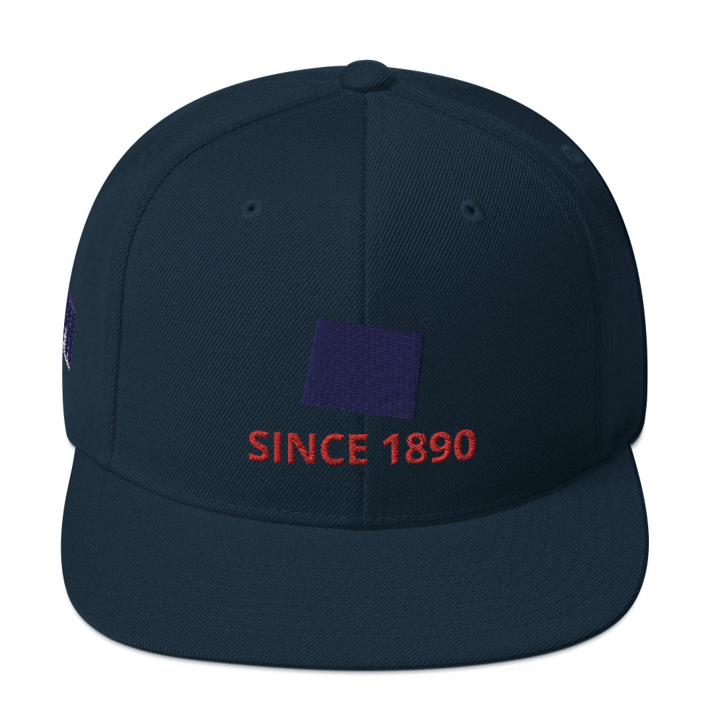 Wyoming Since 1890 Snapback Hat