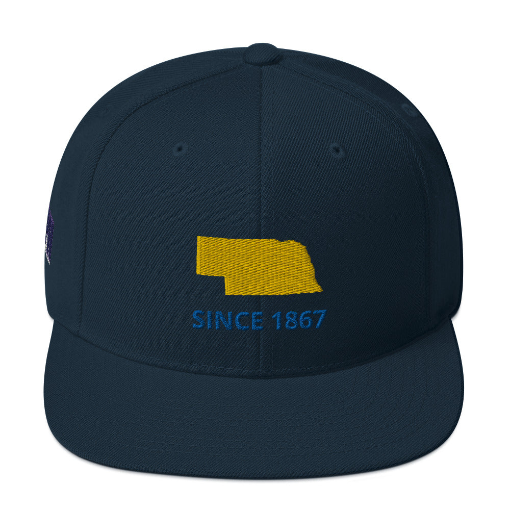 Nebraska Since 1867 Snapback Hat