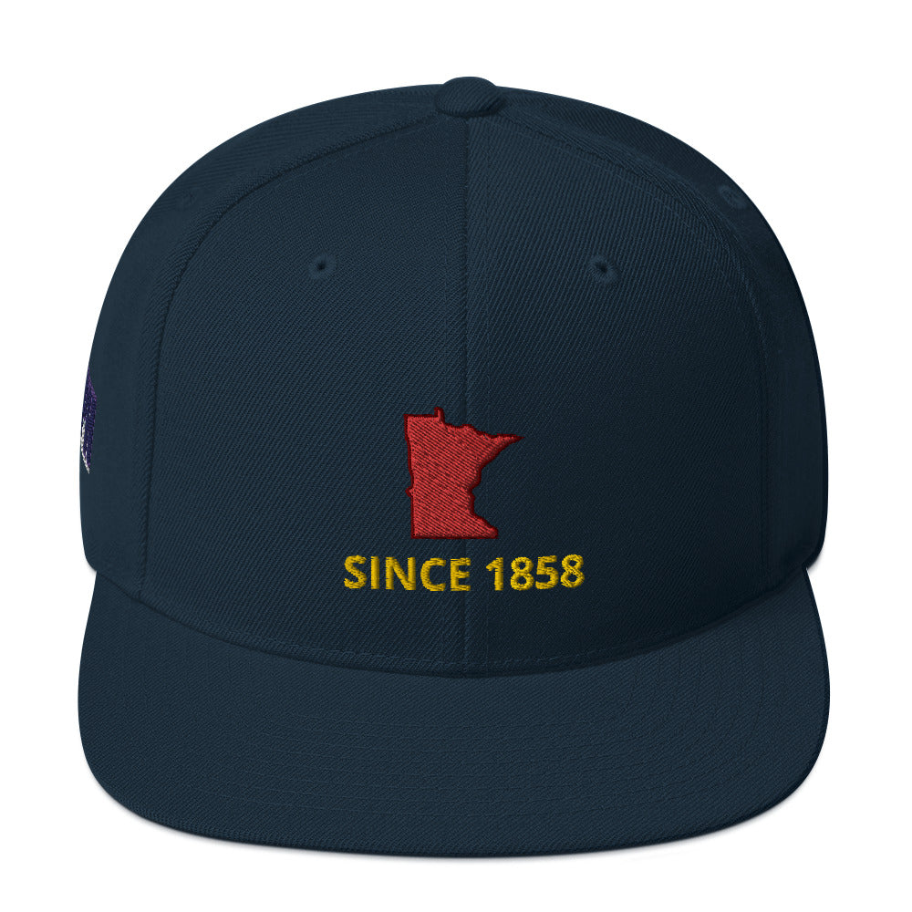 Minnesota Since 1858 Snapback Hat